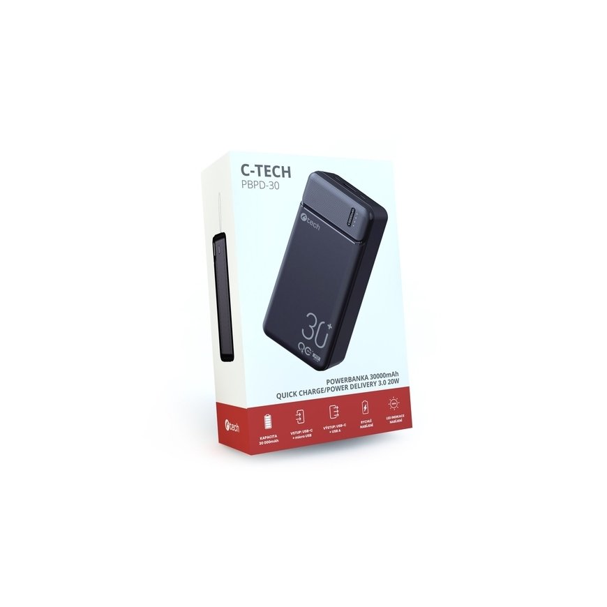 C-TECH BATCT1343 akupank Liitiumpolümeer (LiPo) 30000 mAh Must – 5
