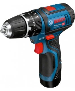 Bosch GSB 10,8-2-LI Professional Bez atslēgas Melns, Zils, Sarkans