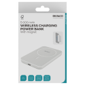 Power bank 5000 mAh DELTACO, wireless charging, PD 20 W,magnet,white / PB-Q1006 / 1903253 Power bank 5000 mAh DELTACO, wireless charging, PD 20 W,magnet,white / PB-Q1006 / 1903253
