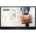 MSI PRO MP161 E2U Kannettava televisio ja näyttö Kannettava näyttö musta 39,6 cm (15.6") LED 1920 x MSI PRO MP161 E2U Kannettava televisio ja näyttö Kannettava näyttö musta 39,6 cm (15.6") LED 1920 x