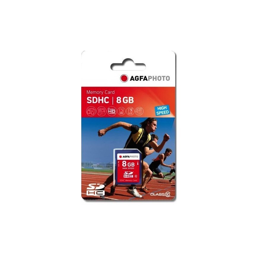 AgfaPhoto 8GB SDHC MLC Klases 10