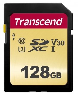 Transcend 128GB UHS-I U3 SD SDXC Klases 10