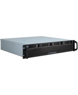 Inter-Tech IPC 2U-2404S Rack Black, Silver
