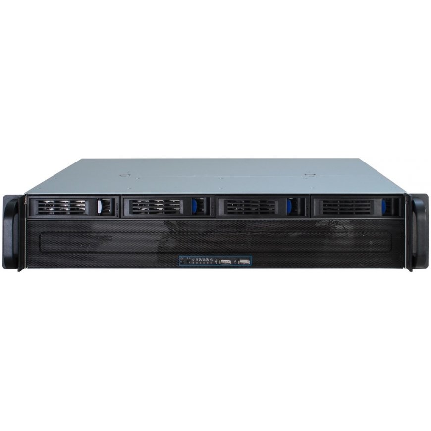 Inter-Tech IPC 2U-2404S Cтойка Черный, Серебристый – 2