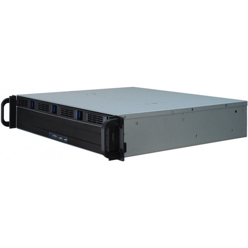 Inter-Tech IPC 2U-2404S Cтойка Черный, Серебристый – 4
