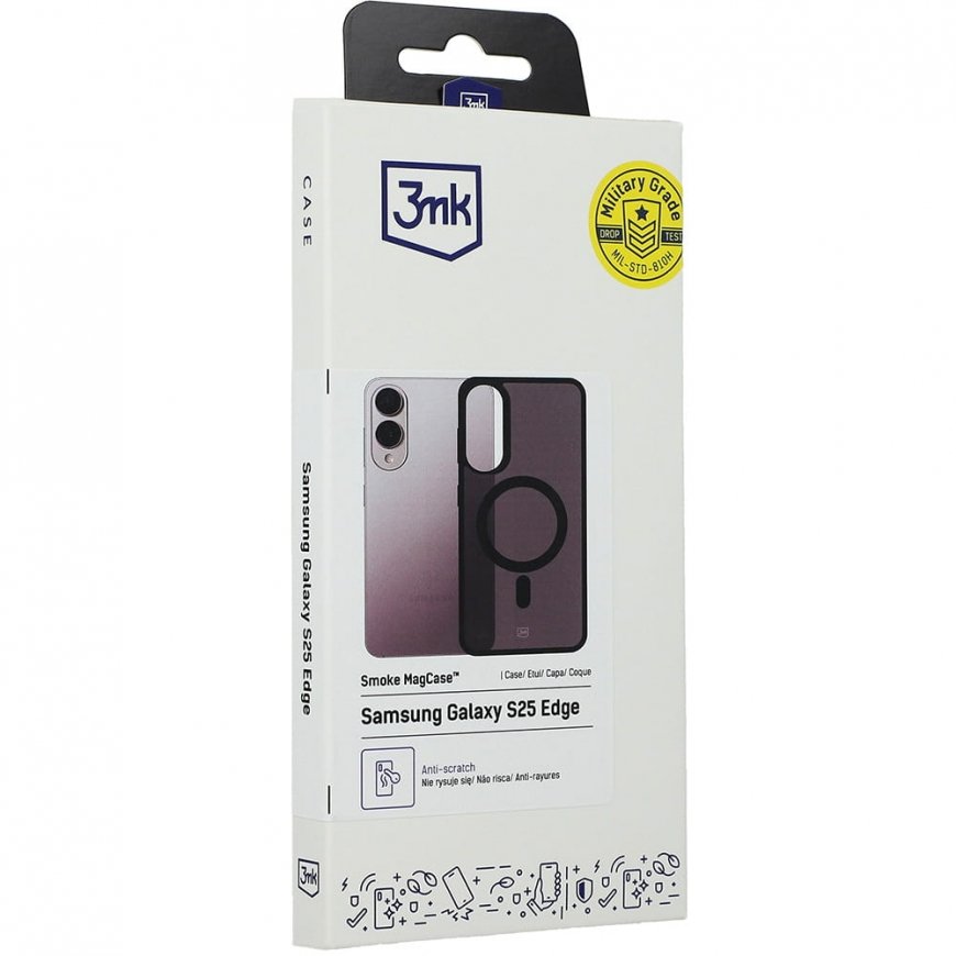 3mk Smoke MagCase do Samsung Galaxy S25 Edge
