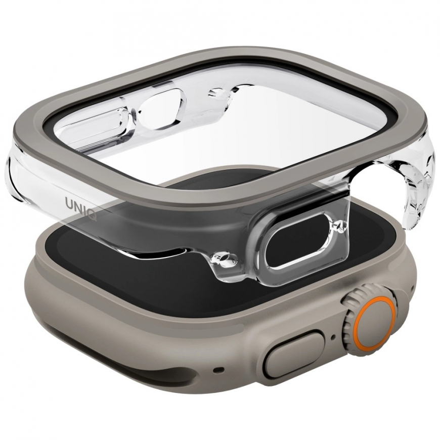 Uniq Voute case with tempered glass for Apple Watch Ultra 49 mm - silver – 3