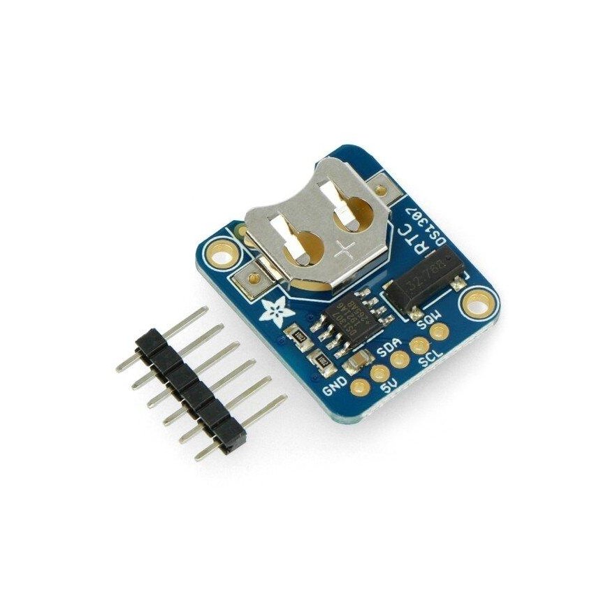 RTC DS1307 I2C, real time clock, Adafruit 3296 – 2