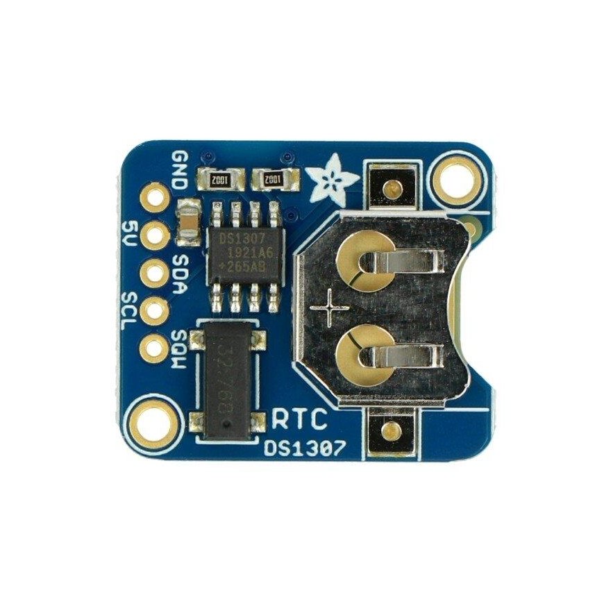 RTC DS1307 I2C, real time clock, Adafruit 3296 – 3