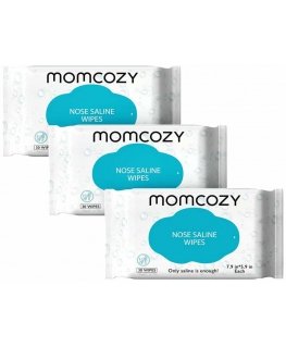 MOMCOZY SUOLALIUOS KOSTEUSPYYHKEET, 3 PAKKAUSTA à 60 KPL.