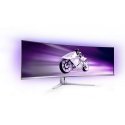 Philips Evnia 8000 49M2C8900L/00 monitori 124,2 cm (48.9") 5120 x 1440 pikseļi Dual QHD QD-OLED Balt