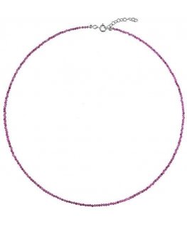 Again Jewelry AJKNA004 Ruby Bead Necklace