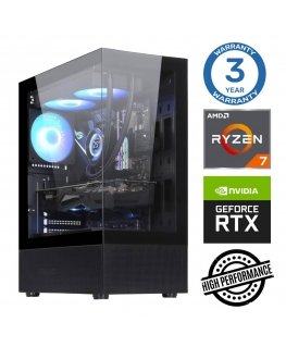 INTOP Ryzen 7 5700X 32GB 500SSD M.2 NVME RTX5060Ti 16GB no-OS
