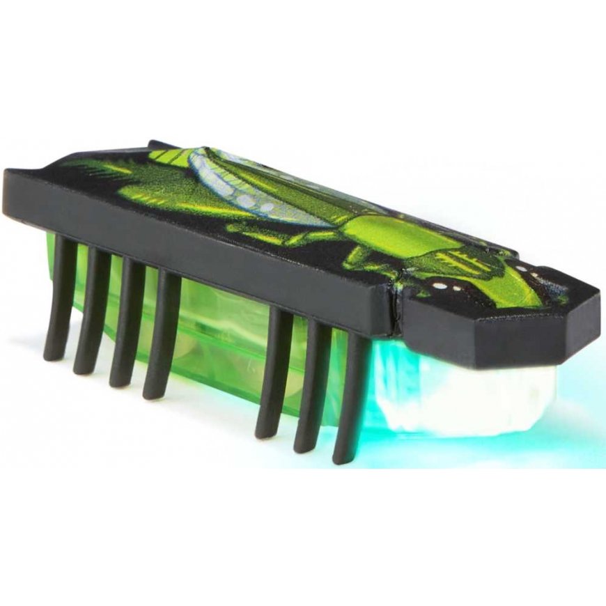 Hex Bots Nano Flash Small Starter Kit Starter Set Žalias Track with Figure Connect and Build! – 5