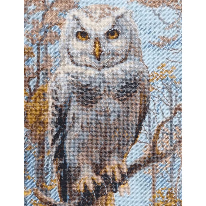 Uab Riolis Cross stitch kit "Wildwood Owl" 30x40 cm SRA1016 – 2