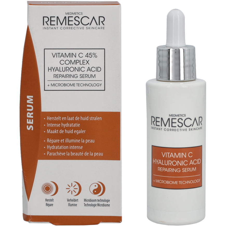 Remescar Restorative Serum C-vitamiinilla ja hyaluronihapolla 30 ml – 3
