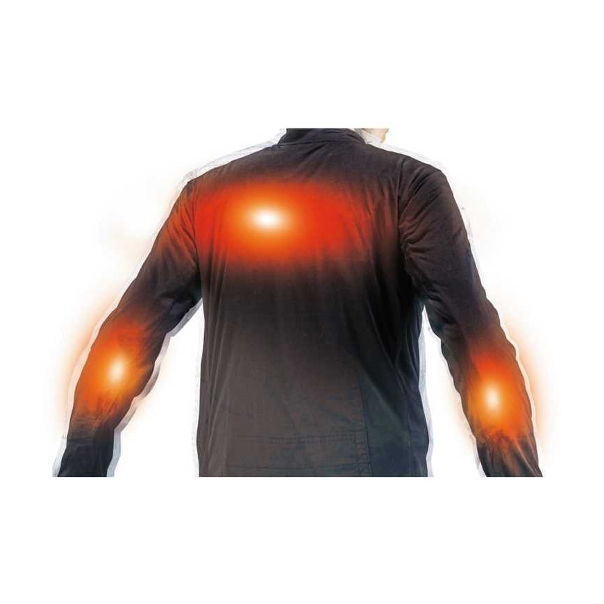 Makita DCX201AL Battery Heated Jacket with Zipper, BL1055B, L – 4