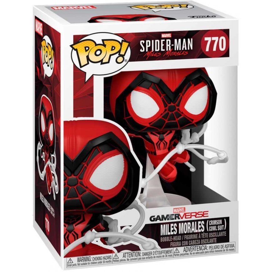 Funko POP! Marvel Spiderman Miles Morales Crimson -huivi – 3