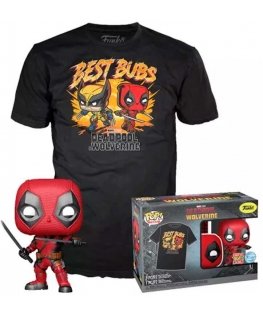 Funko Set figure POP & Tee Marvel Deadpool & Wolverine