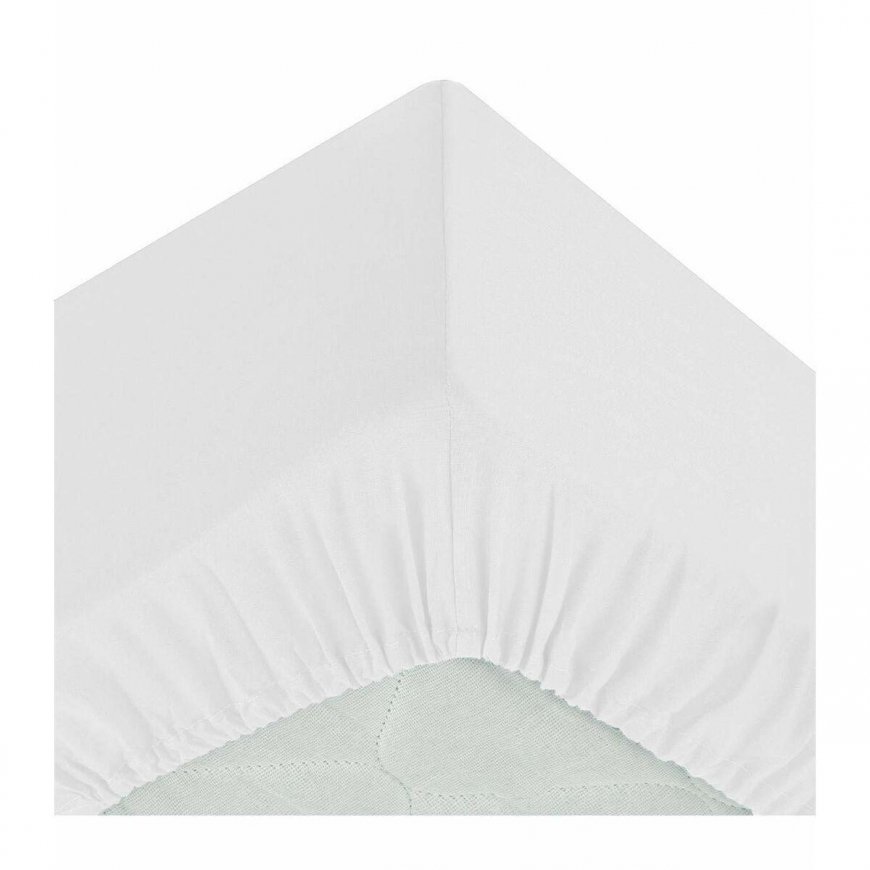 Atmosphera Prześcieradło with elastic, 160 x 200 cm, cotton, white