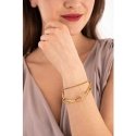 Troli Stylish double gold-plated bracelet Troli Stylish double gold-plated bracelet