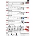 KNIPEX tvirtos šoninės žirklės, 200 mm. padengtas plastiku KNIPEX tvirtos šoninės žirklės, 200 mm. padengtas plastiku