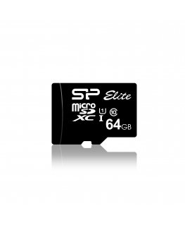 Silicon Power Ellite 64 GB MicroSDXC UHS-I Klases 10