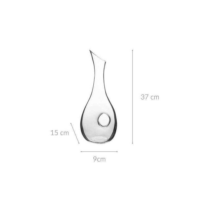 Secret De Gourmet kylmäjuomakannu, lasinen dekantteri, 1 l – 2