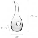 Secret De Gourmet kylmäjuomakannu, lasinen dekantteri, 1 l Secret De Gourmet kylmäjuomakannu, lasinen dekantteri, 1 l