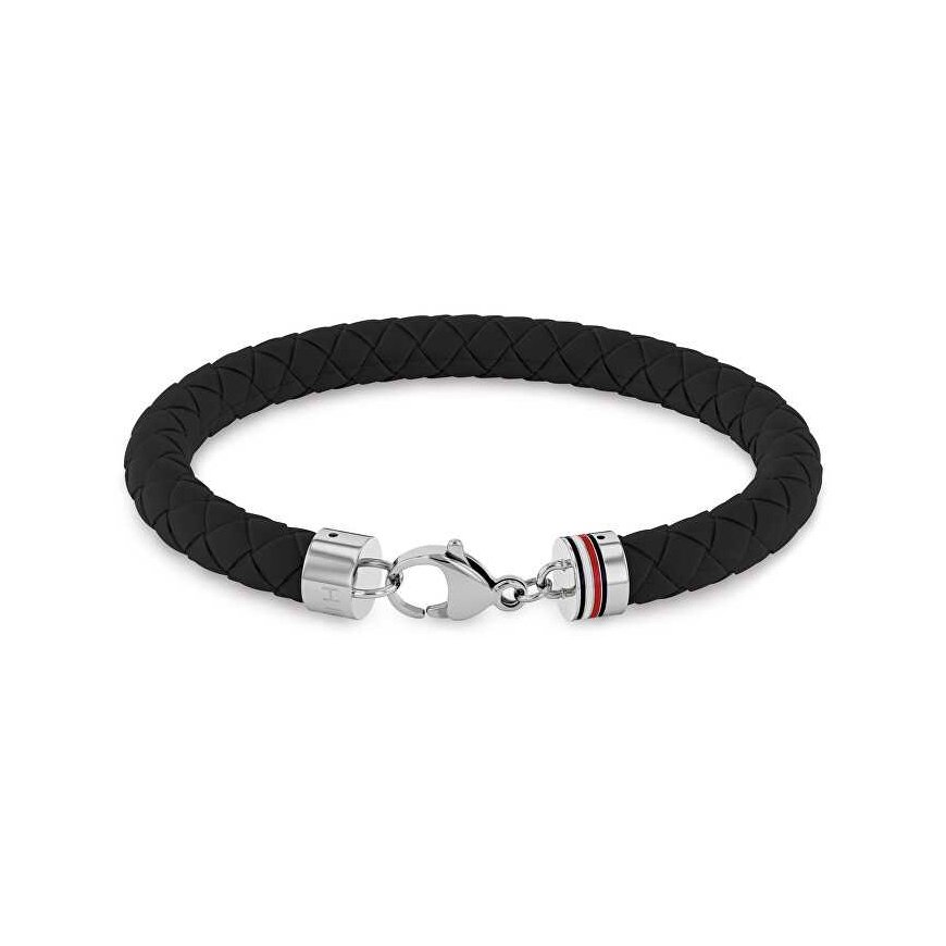 Tommy Hilfiger Tyylikäs silikonirannekoru miehille 2790553