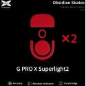 X-Raypad Obsidian Skates Logitech G Pro X Superlight 2 Raudona 2 vnt. (Raudoni) Pakaitiniai Pelė Feet X-Raypad Obsidian Skates Logitech G Pro X Superlight 2 Raudona 2 vnt. (Raudoni) Pakaitiniai Pelė Feet