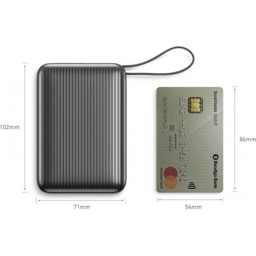 PowerBank Energea Integra Ultra 45 20000mAh cable USB-C PD45W gray – 2