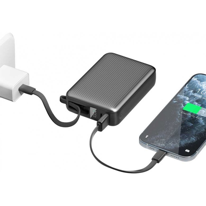 PowerBank Energea Integra Ultra 45 20000mAh cable USB-C PD45W gray – 5