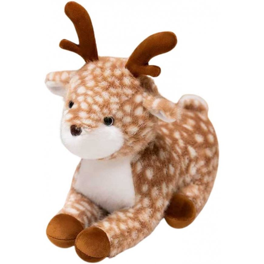 Lean Toys Plush Mascot Toy, Soft, Spotted Deer, 23 cm – 3