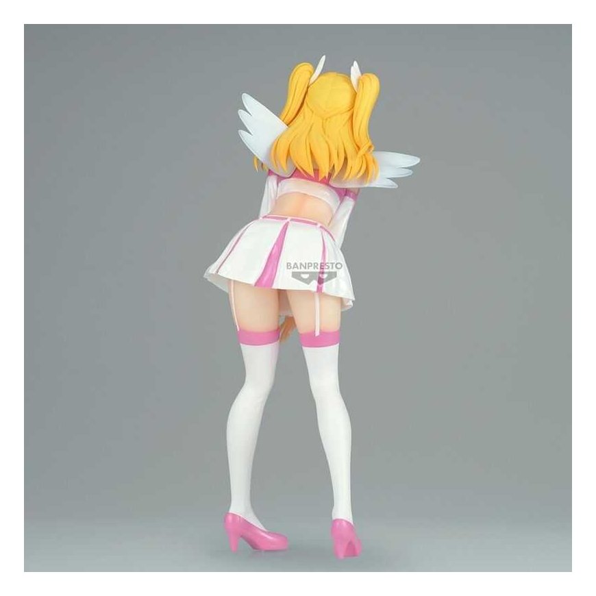 Banpresto 2,5-ulotteinen viettelykimalteleva ja lumoava Liliel-enkeli laskuvarjojääkärifiguuri 20cm – 5