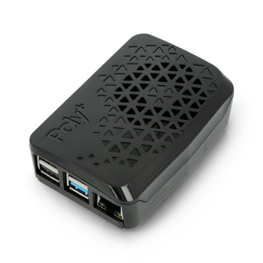 Raspberry Pi 4B Case Argon Poly+ Black – 2