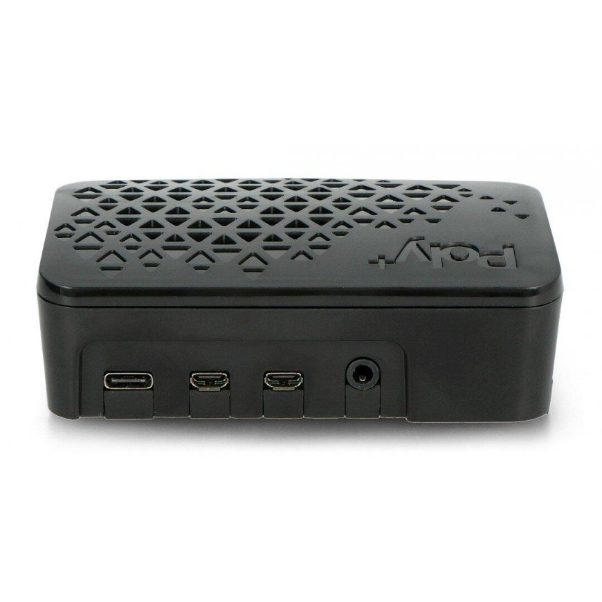 Raspberry Pi 4B Case Argon Poly+ Black – 3
