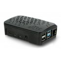 Raspberry Pi 4B -kotelo, Argon, Poly+, musta Raspberry Pi 4B -kotelo, Argon, Poly+, musta