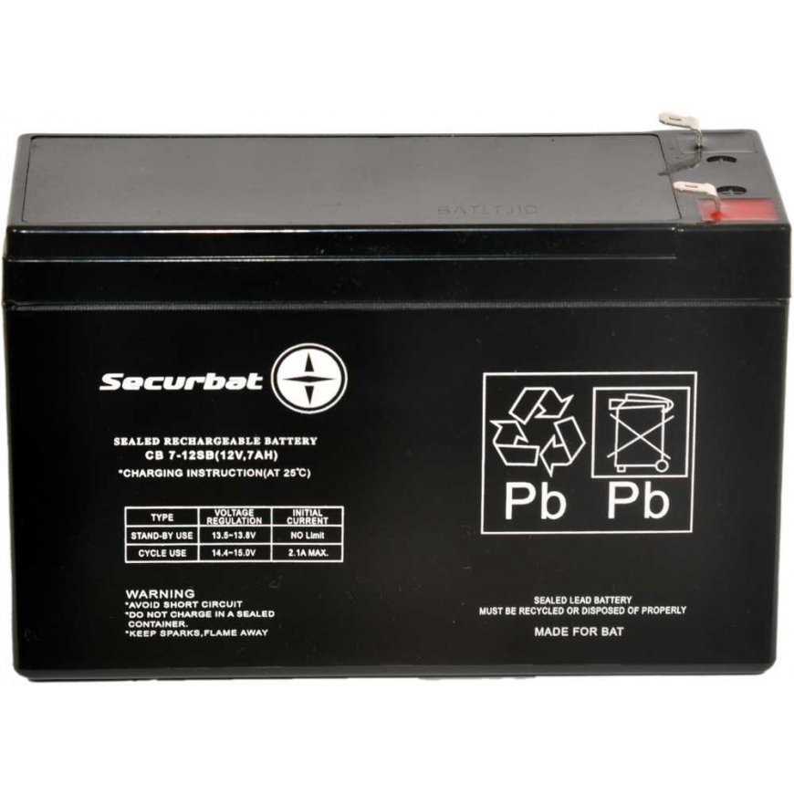 Powerbat Battery AGM SECURBAT 12V 7Ah