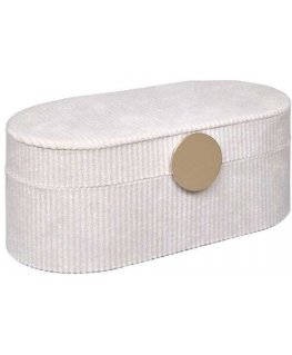 Atmosphera ENYA jewelry box, velvet, 13 x 10 x 25.5 cm