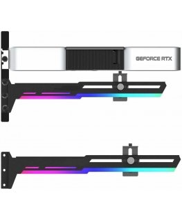 1st Cool 1stCOOL 1stCool GPU Support ARGB Metal Bracket, Black