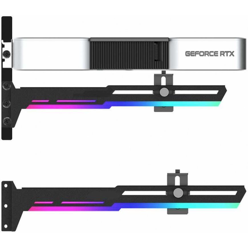 1st Cool 1stCOOL 1stCool GPU Support ARGB Metal Bracket, Black