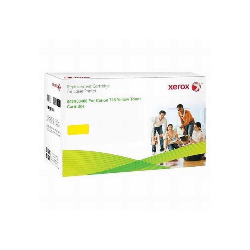 Xerox compatible toner with CRG718Y, 2659B002, Yellow, 2900s