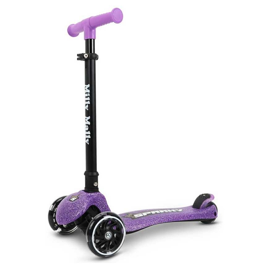 Milly Mally scooter, purple, with sparkings – 2