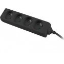 PremiumCord Normal 4 sockets 2m black (ppa4-02Bk) PremiumCord Normal 4 sockets 2m black (ppa4-02Bk)