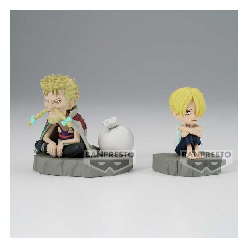 Banpresto One Piece World Collectable Stories Sanji & Zeff -figuuri 6cm – 2