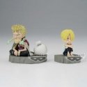 Banpresto One Piece World Collectable Stories Sanji & Zeff figure 6cm Banpresto One Piece World Collectable Stories Sanji & Zeff figure 6cm