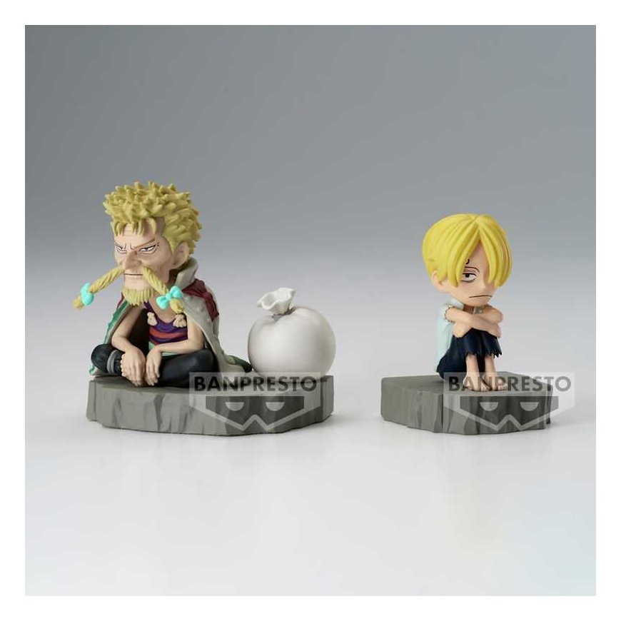 Banpresto One Piece World Collectable Stories Sanji & Zeff figure 6cm – 3