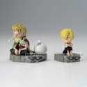 Banpresto One Piece World Collectable Stories Sanji & Zeff figure 6cm Banpresto One Piece World Collectable Stories Sanji & Zeff figure 6cm