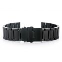 Pacific Model 10 solid bracelet - juodas 18mm Pacific Model 10 solid bracelet - juodas 18mm